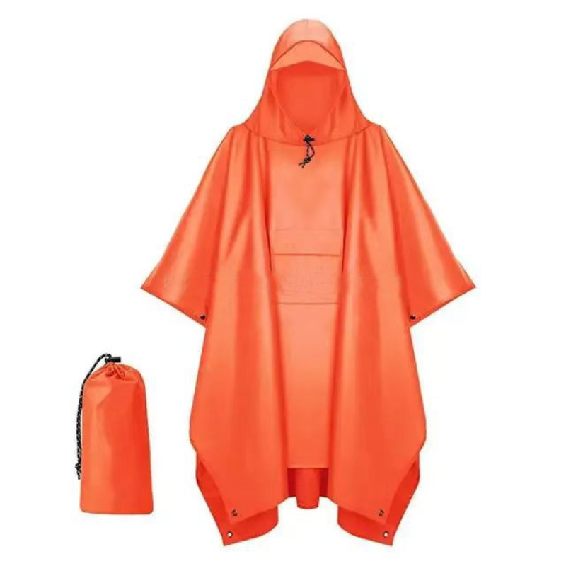 Camping Rain Poncho - في الهواء الطلق 3 في 1