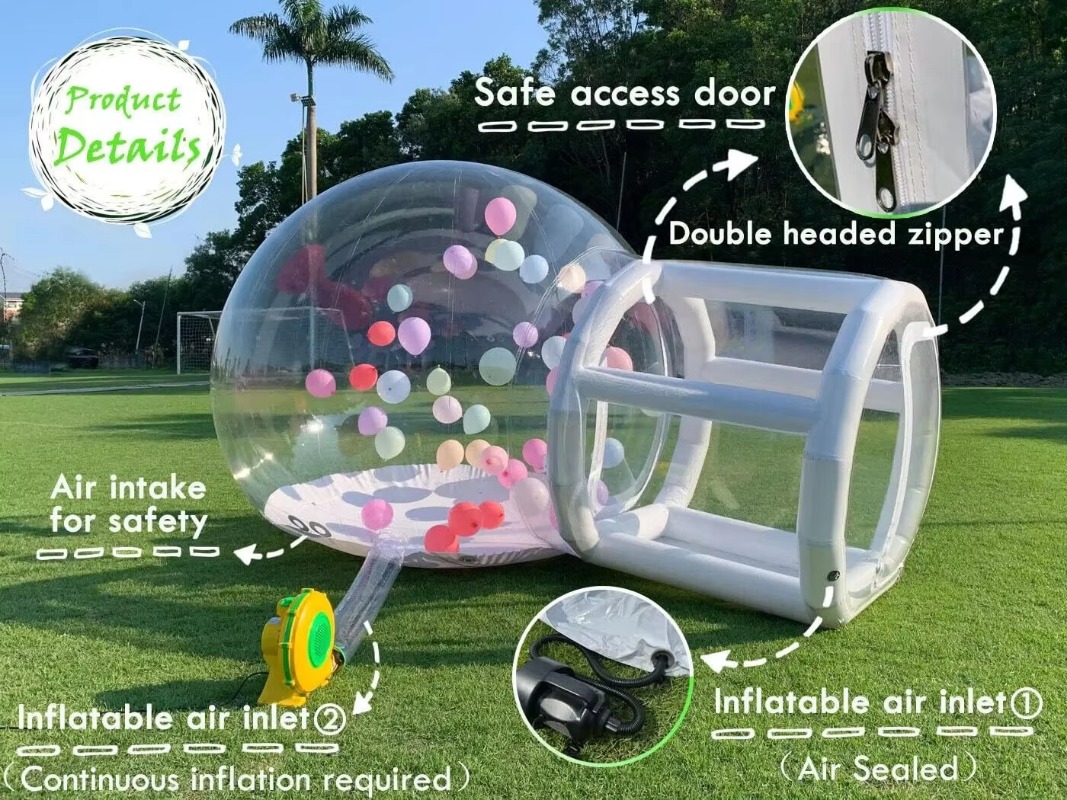 Outdoor Camping Rental - خيمة فقاعية قابلة للنفخ عالية الجودة،