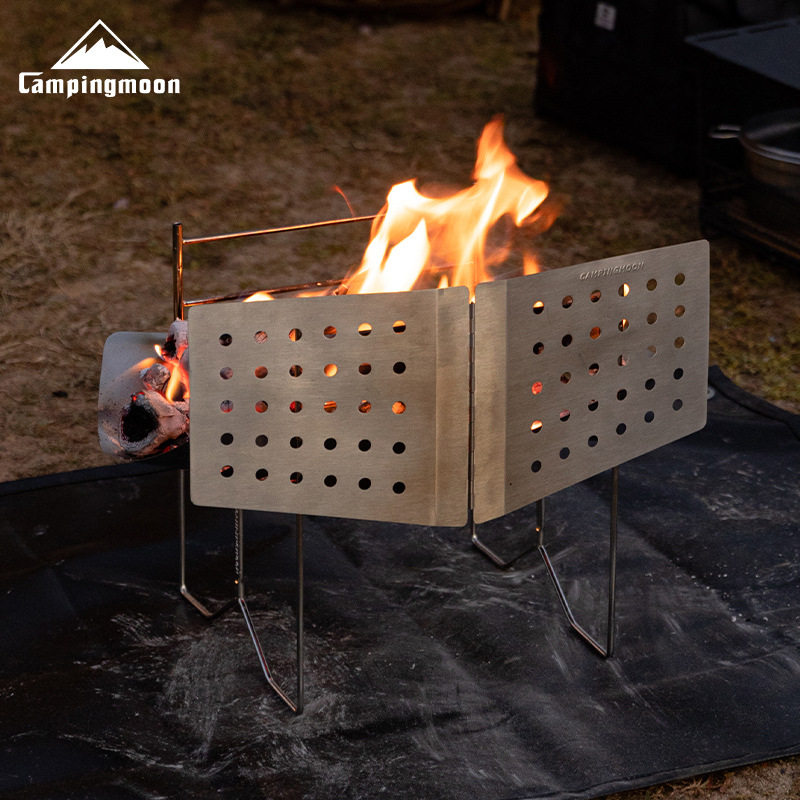 Outdoor Camping Solo - لوح مقاوم للرياح قابل للطي من