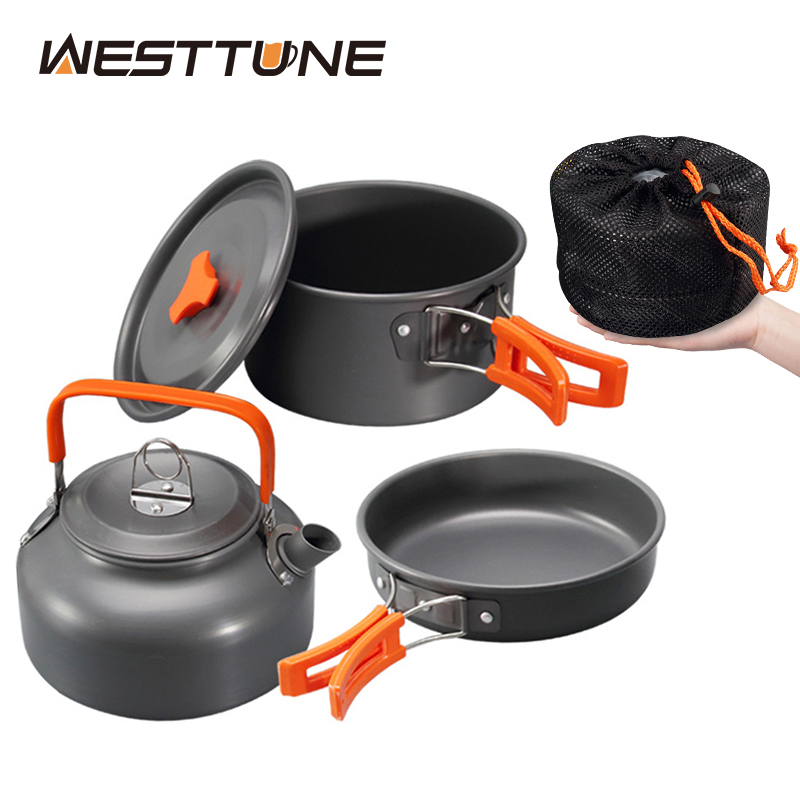 Camp Utensil Set - WESTTUNE التخييم طقم حلل استانلس ستيل