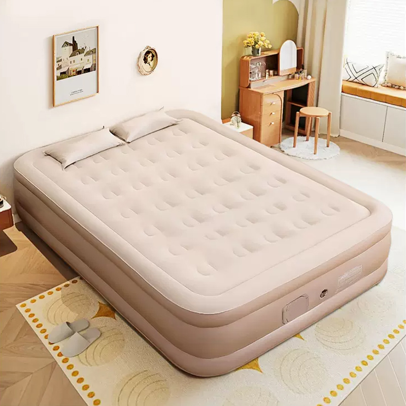 Outdoor Camping Cot - مرتبة هوائية كوين مع مضخة مدمجة،