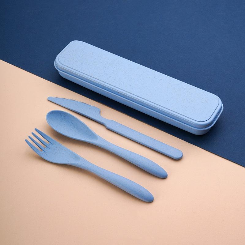 Camp Utensil Set - طقم أدوات مائدة من قش القمح