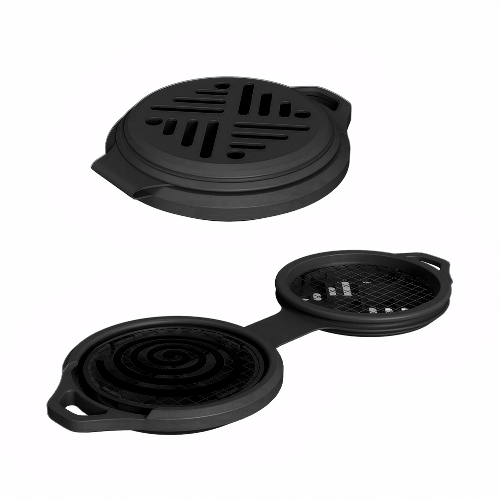 Outdoor Camping Bin - حامل بخور البعوض من السيليكون، حامل