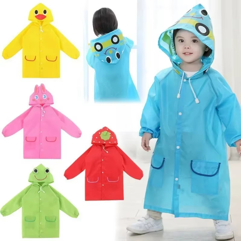 Camping Rain Poncho - معطف واق من المطر بتصميم حيوان