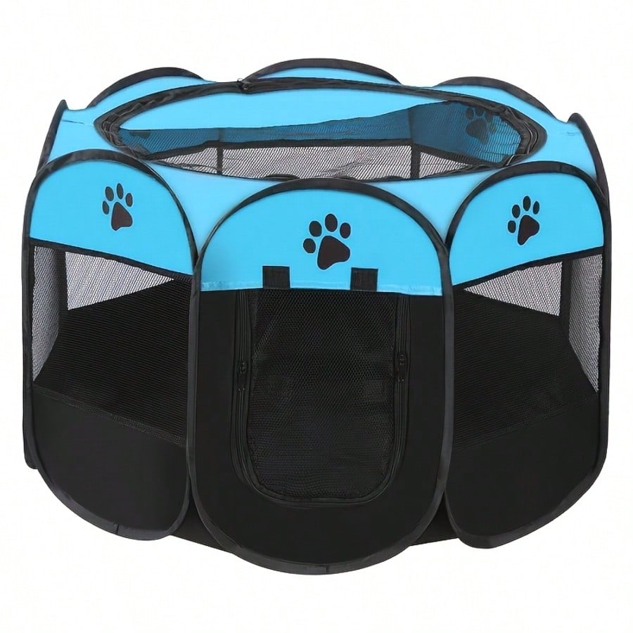 Outdoor Camping Dog Fence - تتميز هذه السياج الثمانية الأضلاع القابلة
