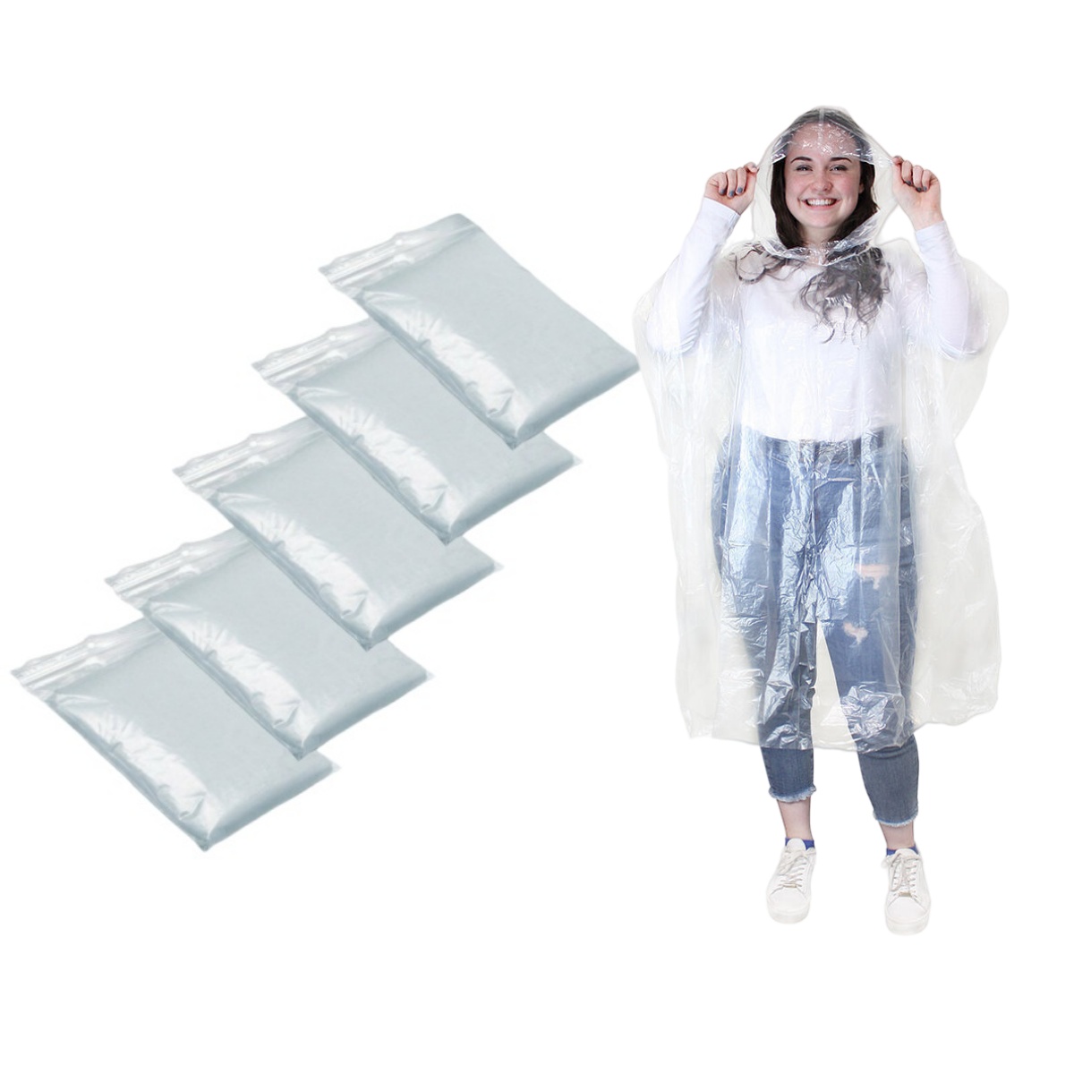Camping Rain Poncho - معطف واق من المطر مضاد للماء