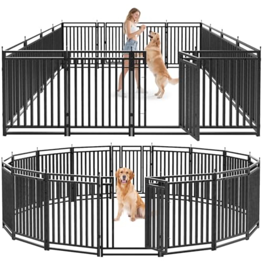 Outdoor Camping Dog Fence - حظيرة متنقلة للكلاب للاستخدام في التخييم