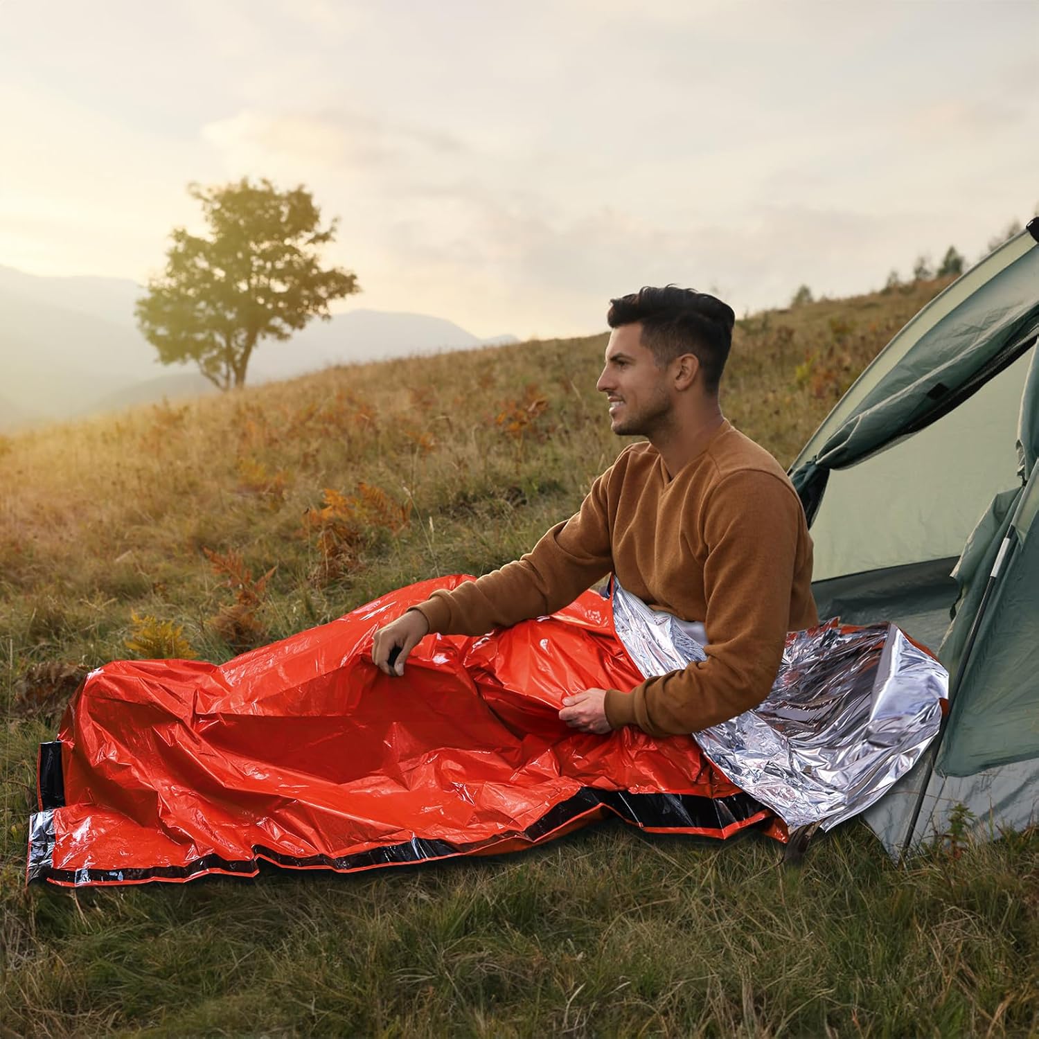 أكياس نوم للطوارئ متعددة العبو - مراجعة Outdoor Camping Activities For Adults وسعره