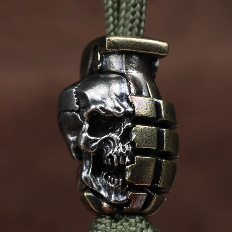 حبات سكين EDC منسوجة من النحاس - مراجعة Paracord Bracelet وسعره