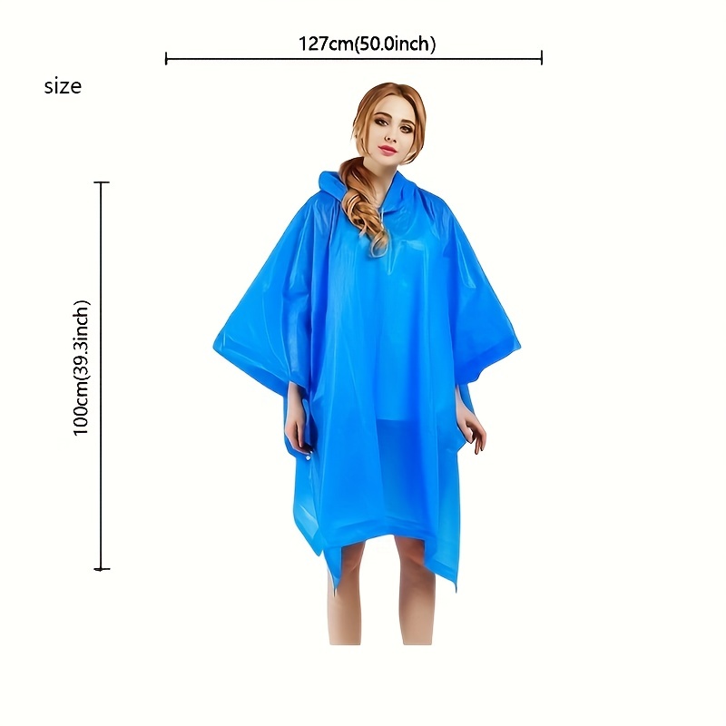 العباءات المطر للبالغين الحقيب - مراجعة Camping Rain Poncho وسعره