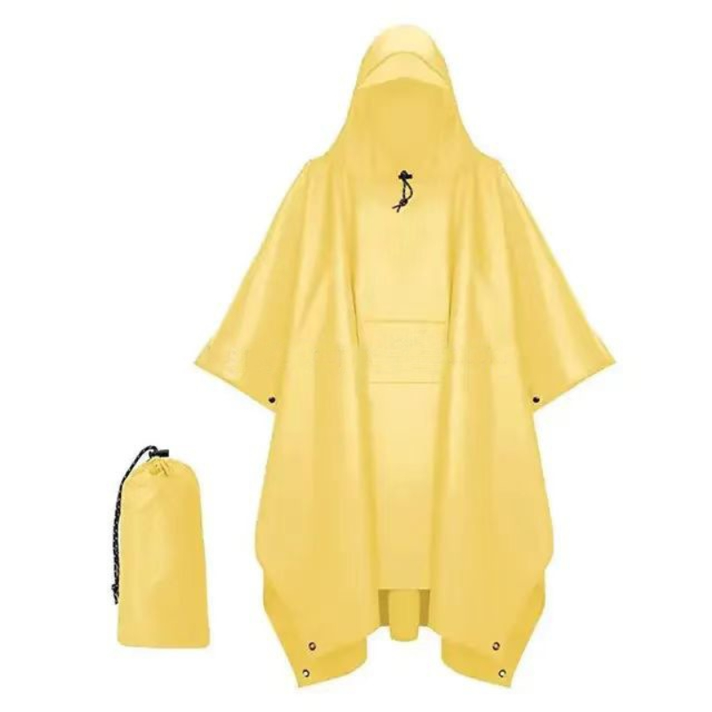 في الهواء الطلق 3 في 1 معطف وا - مراجعة Camping Rain Poncho وسعره