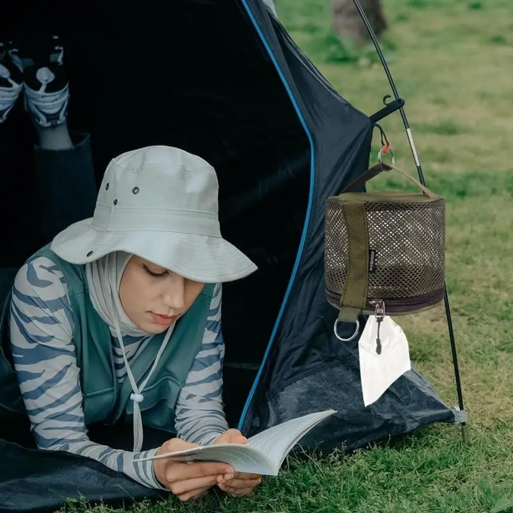 في الهواء الطلق التخييم الأنسج - مراجعة Outdoor Camping Bin وسعره