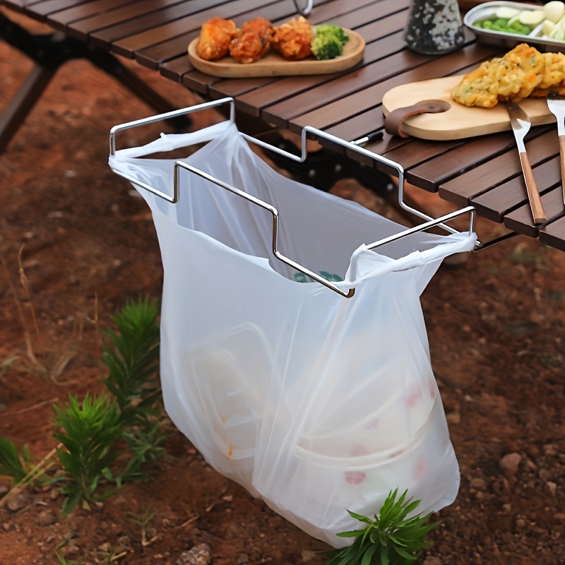 1 رف أكياس قمامة للتخييم في ال - مراجعة Outdoor Camping Bin وسعره