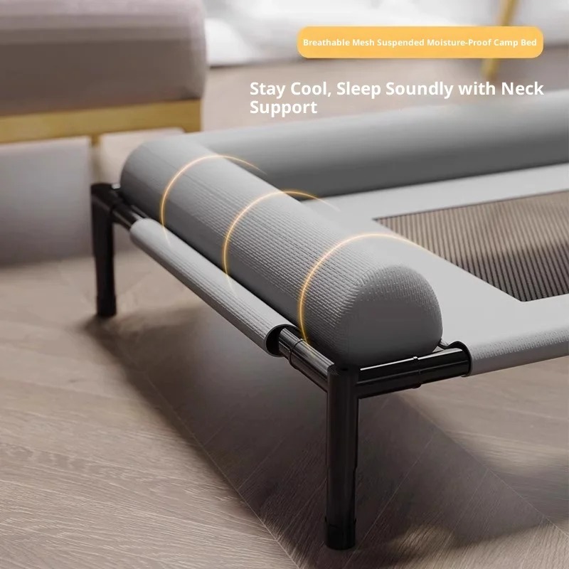 سرير كلاب مرتفع للاستخدام الدا - مراجعة Outdoor Camping Cot وسعره