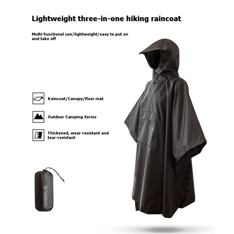 AB34 - معطف واق من المطر للاست - مراجعة Camping Rain Poncho وسعره