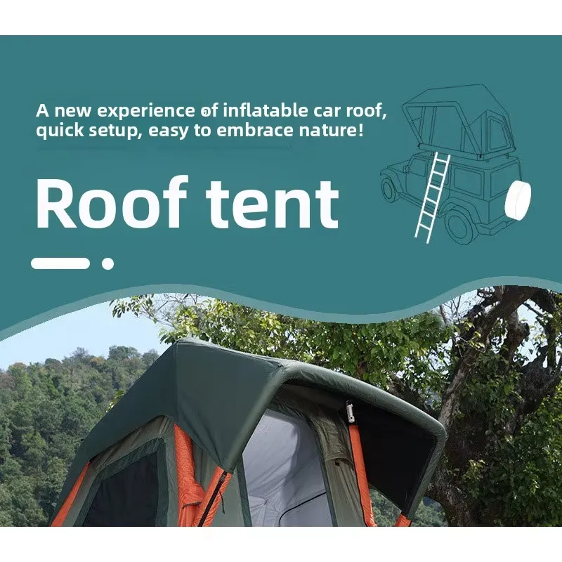 خيمة سقف قابلة للنفخ للاستخدام - مراجعة Outdoor Camping Inflatable Tent وسعره
