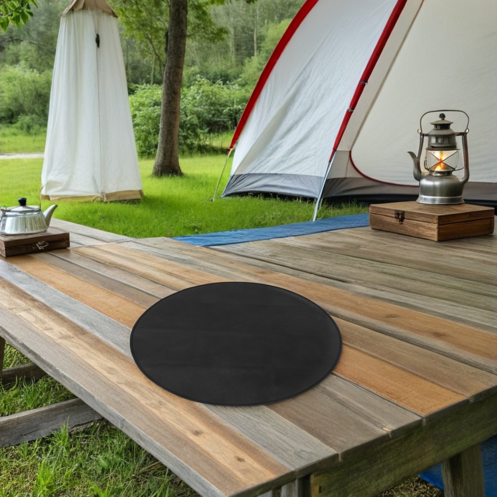 بساط شواء دائري مقاوم للحريق م - مراجعة Outdoor Gas Stove وسعره