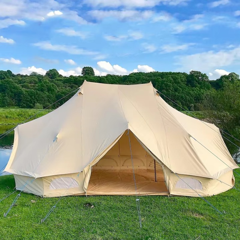 خيمة كبيرة من القماش القطني لل - مراجعة Outdoor Yurt Camping وسعره