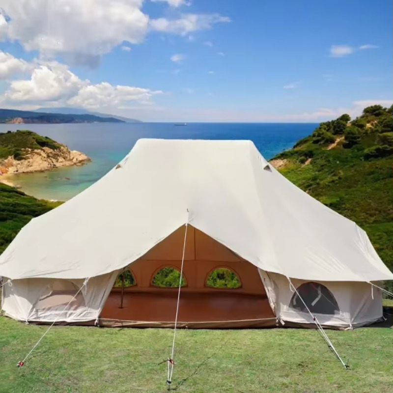 خيمة كبيرة من القماش القطني لل - مراجعة Outdoor Yurt Camping وسعره