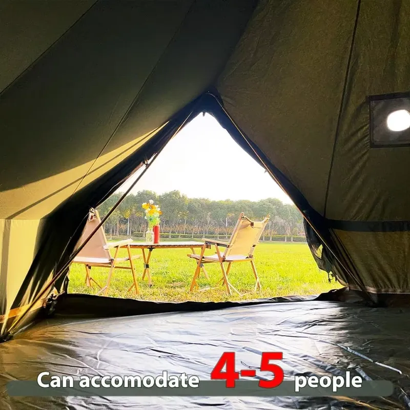 خيمة يورت كبيرة للتخييم الخارج - مراجعة Outdoor Yurt Camping وسعره