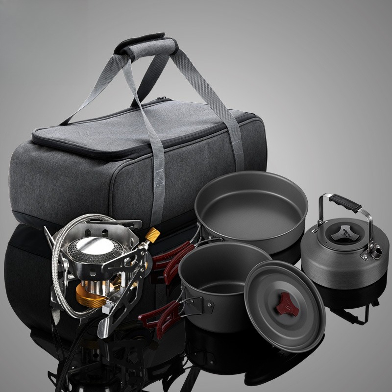 طقم موقد غاز محمول قابل للفصل  - مراجعة Outdoor Gas Stove وسعره