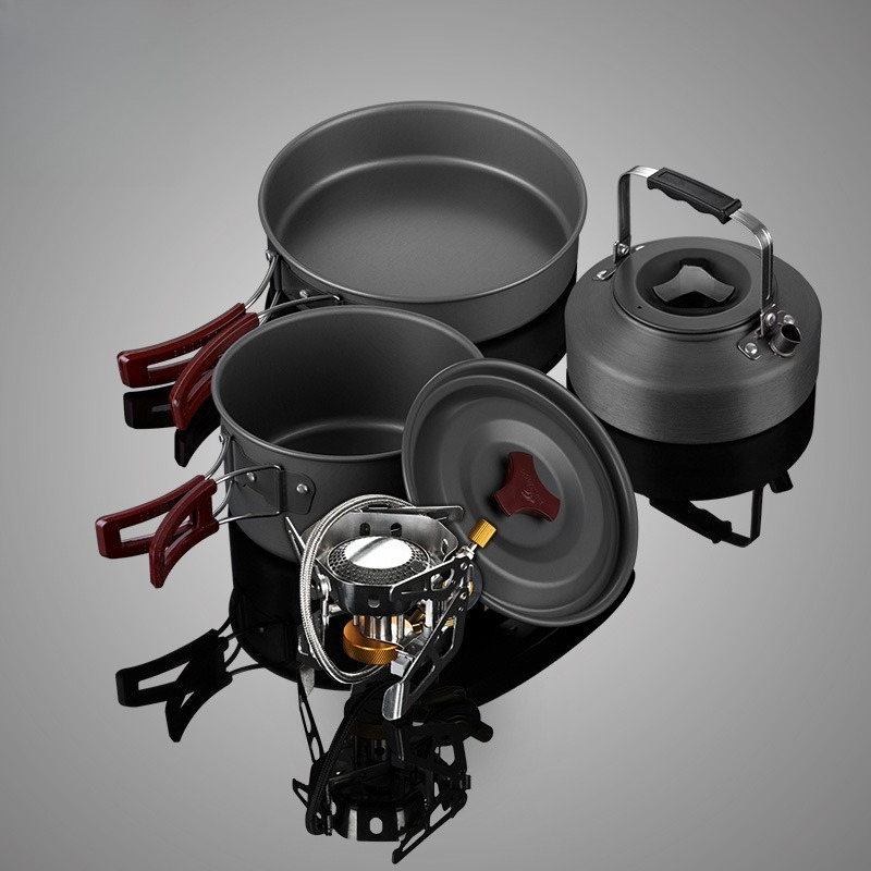طقم موقد غاز محمول قابل للفصل  - مراجعة Outdoor Gas Stove وسعره