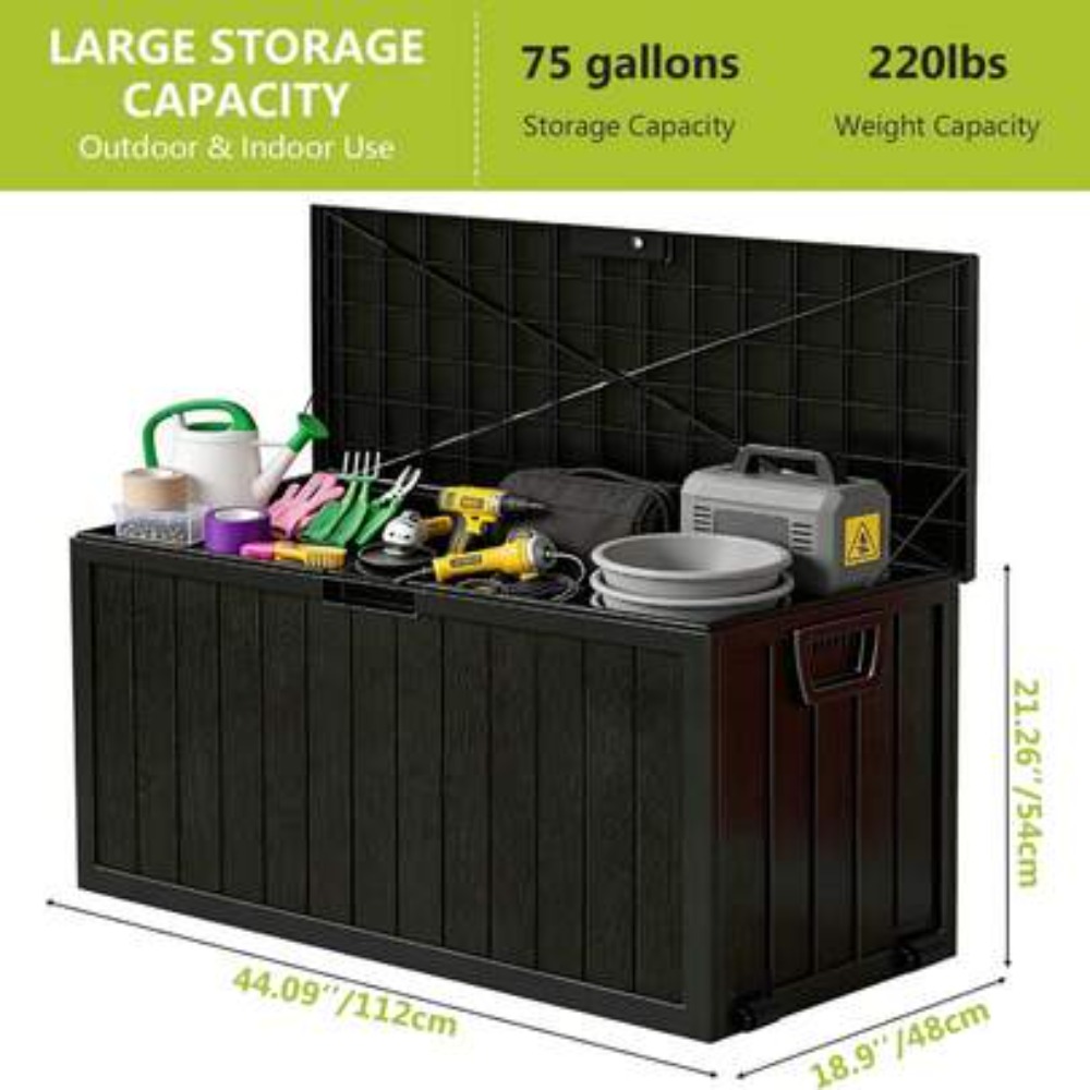 صندوق تخزين خارجي بسعة 75 جالو - مراجعة Outdoor Camping Bin وسعره