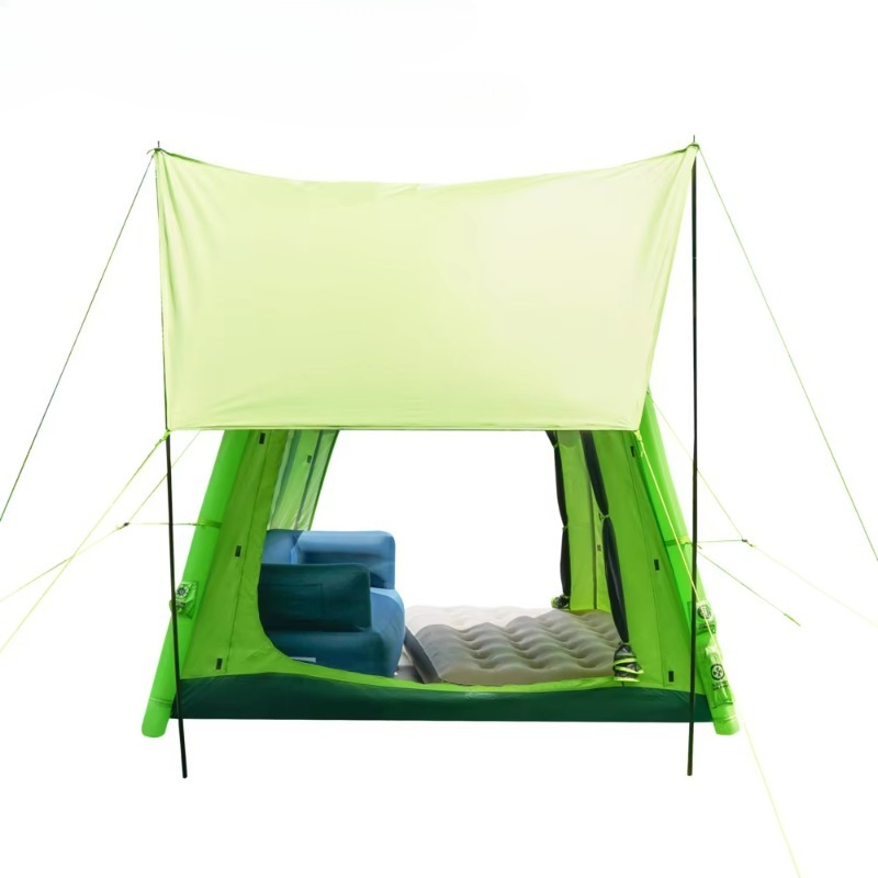 خيمة هوائية محمولة مقاومة للما - مراجعة Outdoor Camping Inflatable Tent وسعره