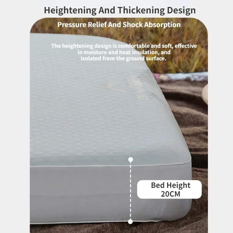 فراش هوائي أوتوماتيكي للشخصين  - مراجعة Outdoor Camping Cot وسعره