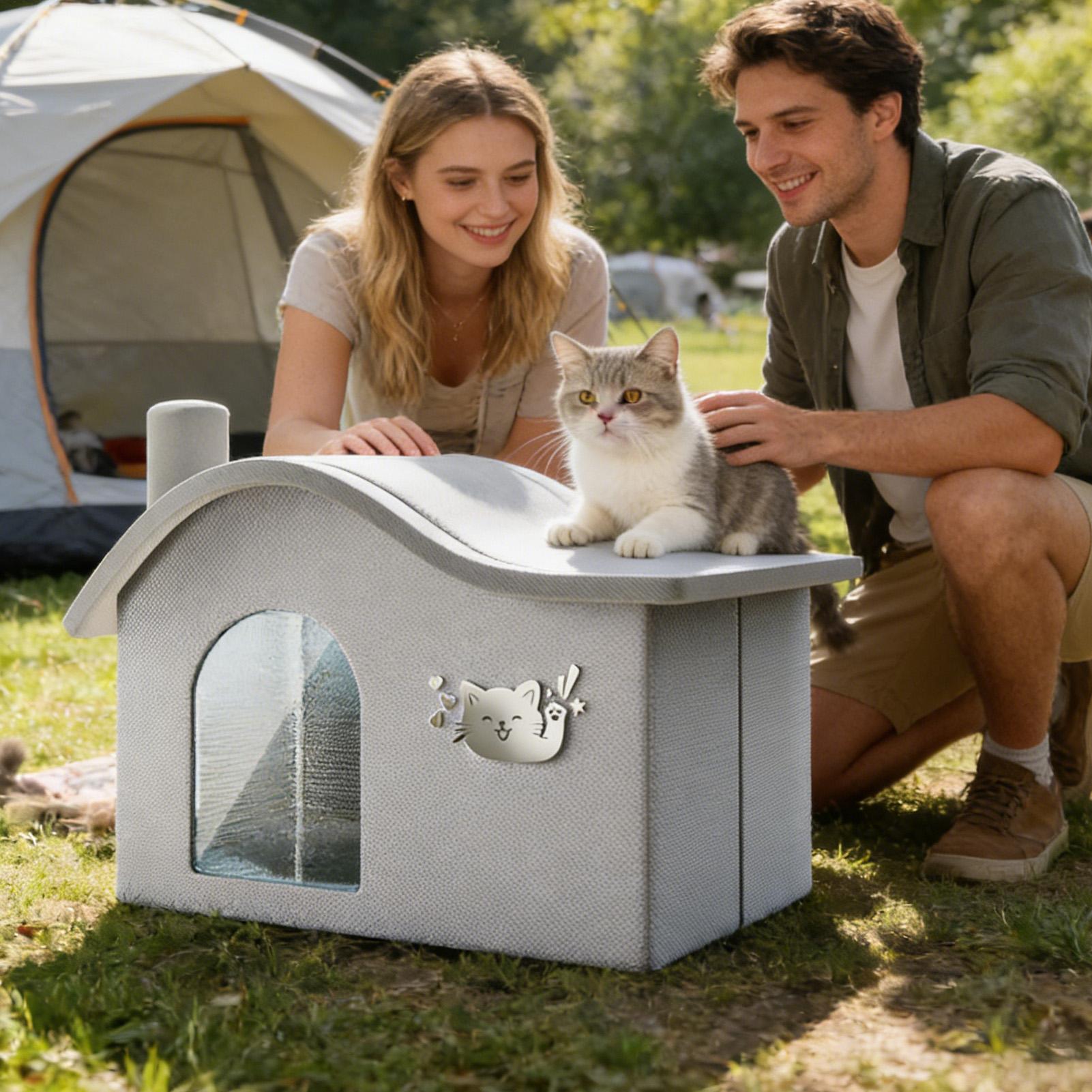 بيت تبريد صيفي قابل للطي للقطط - مراجعة Outdoor Camping Dog Fence وسعره