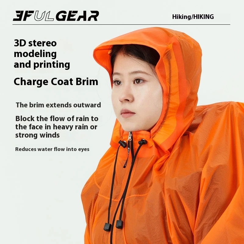 3F UL GEAR سستة معطف واق من ال - مراجعة Camping Rain Poncho وسعره