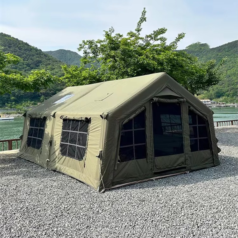 خيمة خارجية قابلة للنفخ تلقائي - مراجعة Outdoor Camping Inflatable Tent وسعره