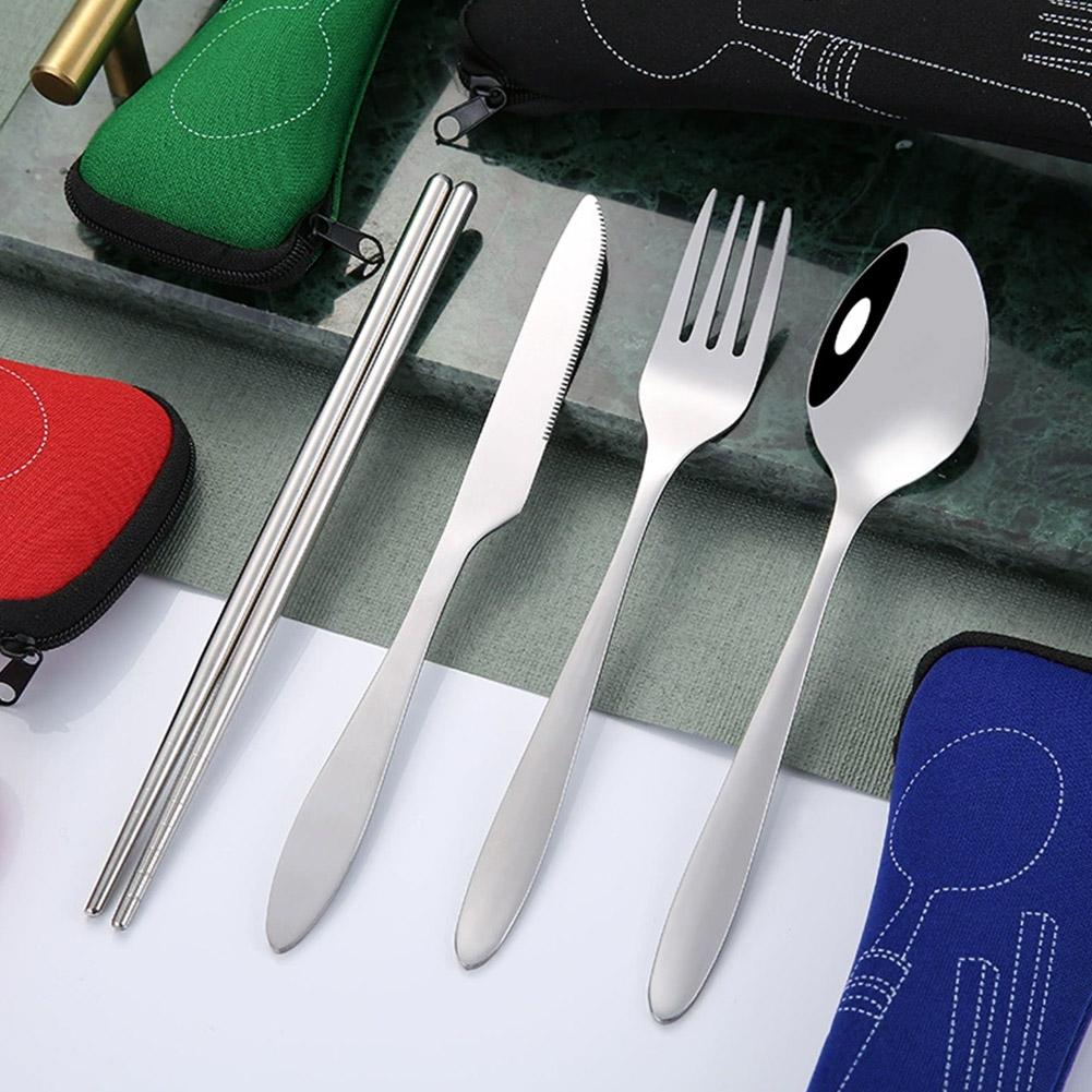 طقم أدوات مائدة للنزهات قابل ل - مراجعة Camp Utensil Set وسعره