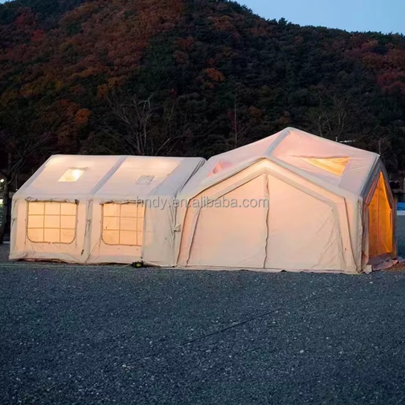 خيمة كابينة هوائية كبيرة قابلة - مراجعة Outdoor Camping Inflatable Tent وسعره