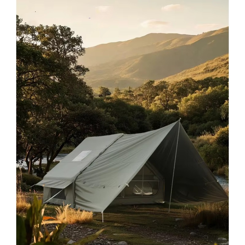 خيمة تخييم خارجية قابلة للنفخ  - مراجعة Outdoor Camping Inflatable Tent وسعره