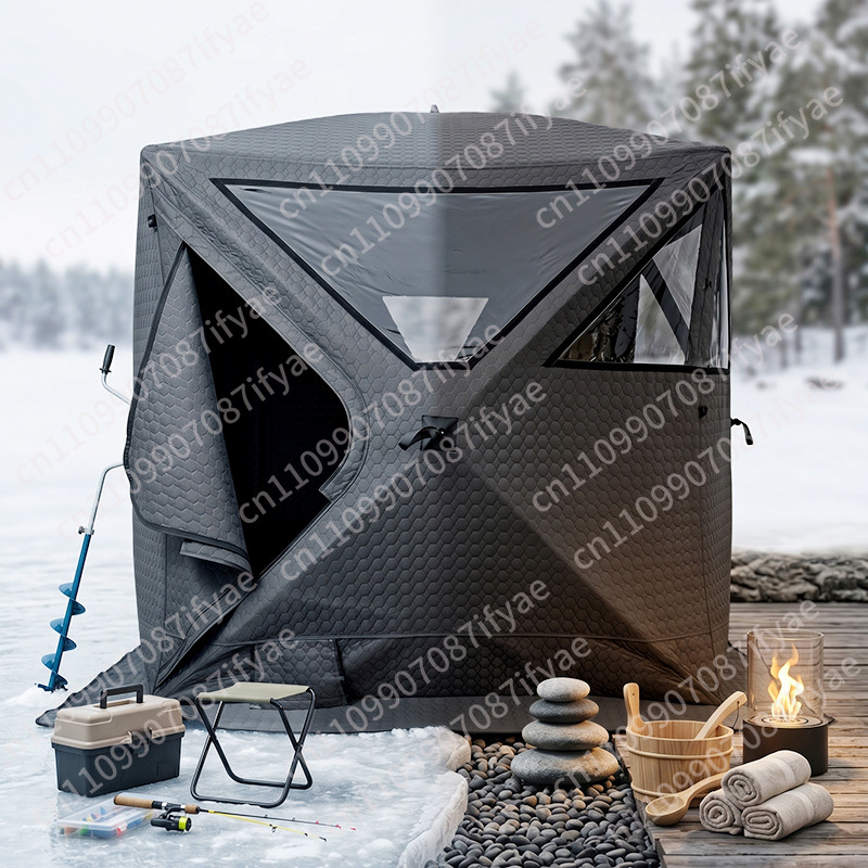 خيمة صيد الأسماك على الجليد لل - مراجعة Outdoor Camping Winter وسعره
