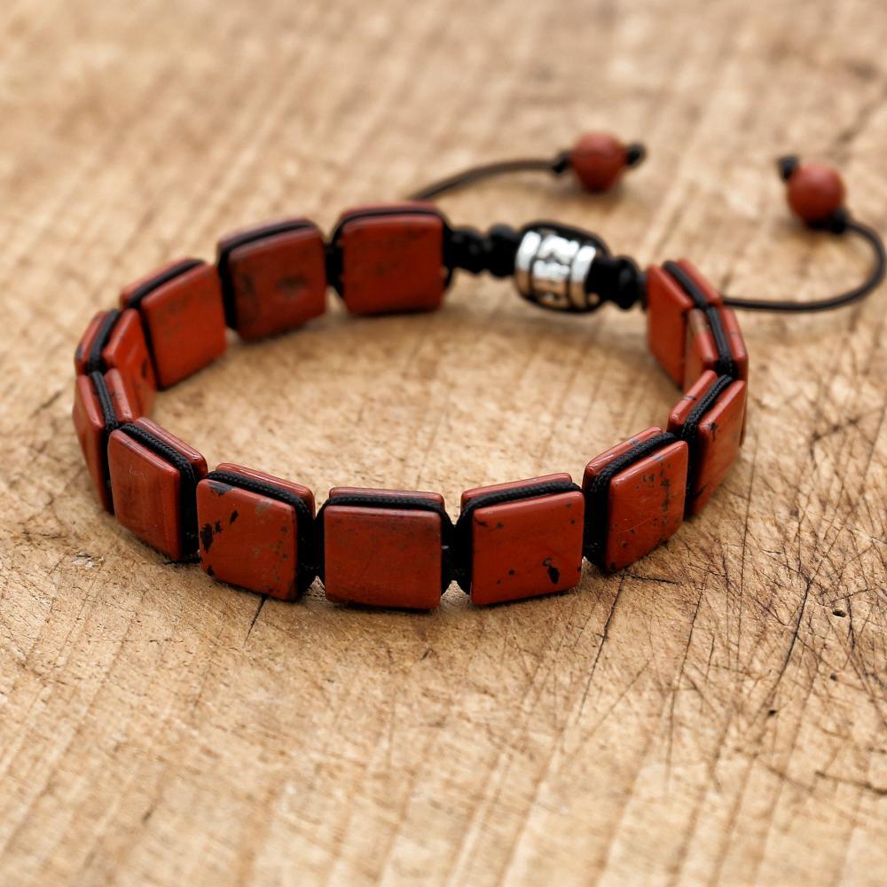 سوار مضفر من أحجار الجاسبر الح - مراجعة Paracord Bracelet وسعره