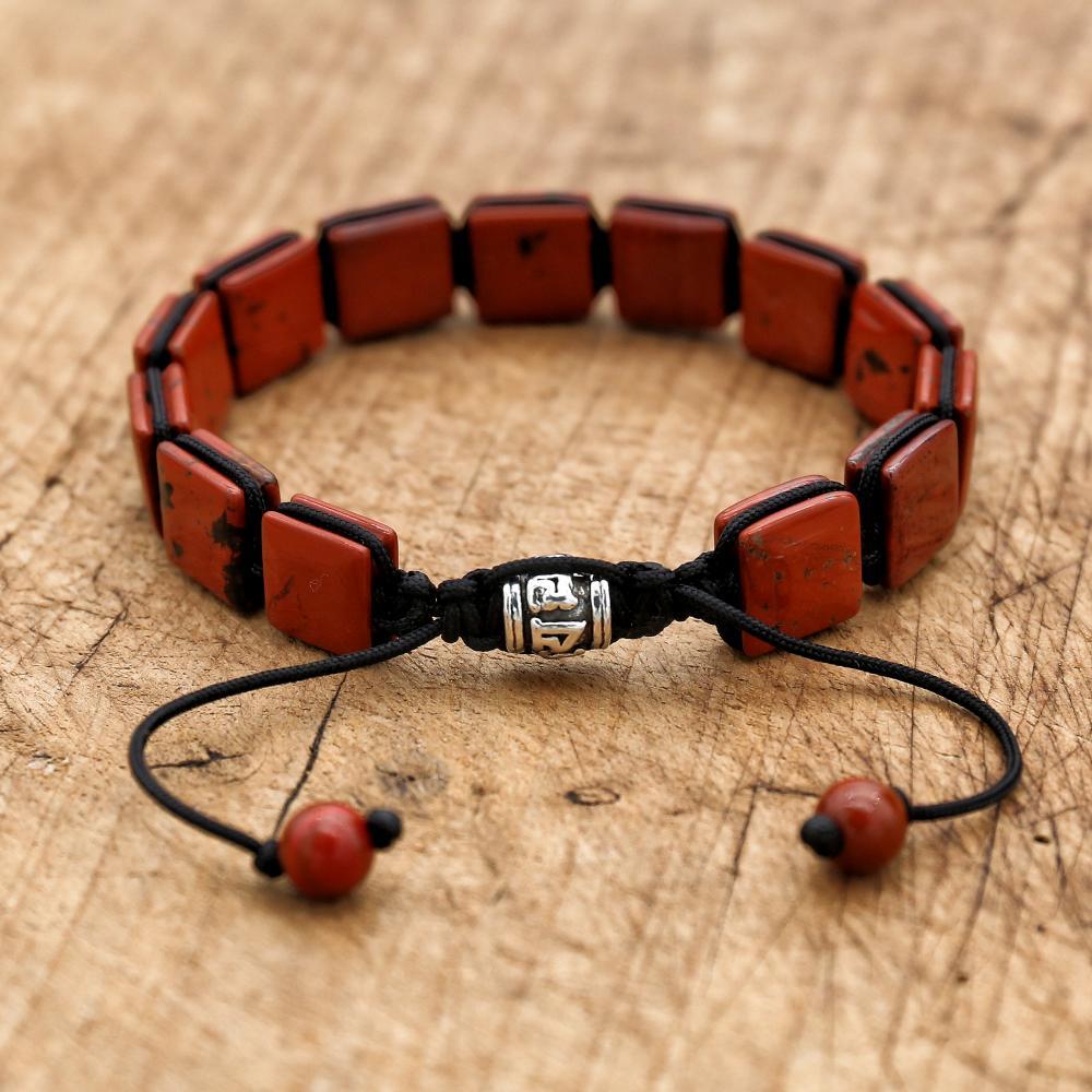 سوار مضفر من أحجار الجاسبر الح - مراجعة Paracord Bracelet وسعره