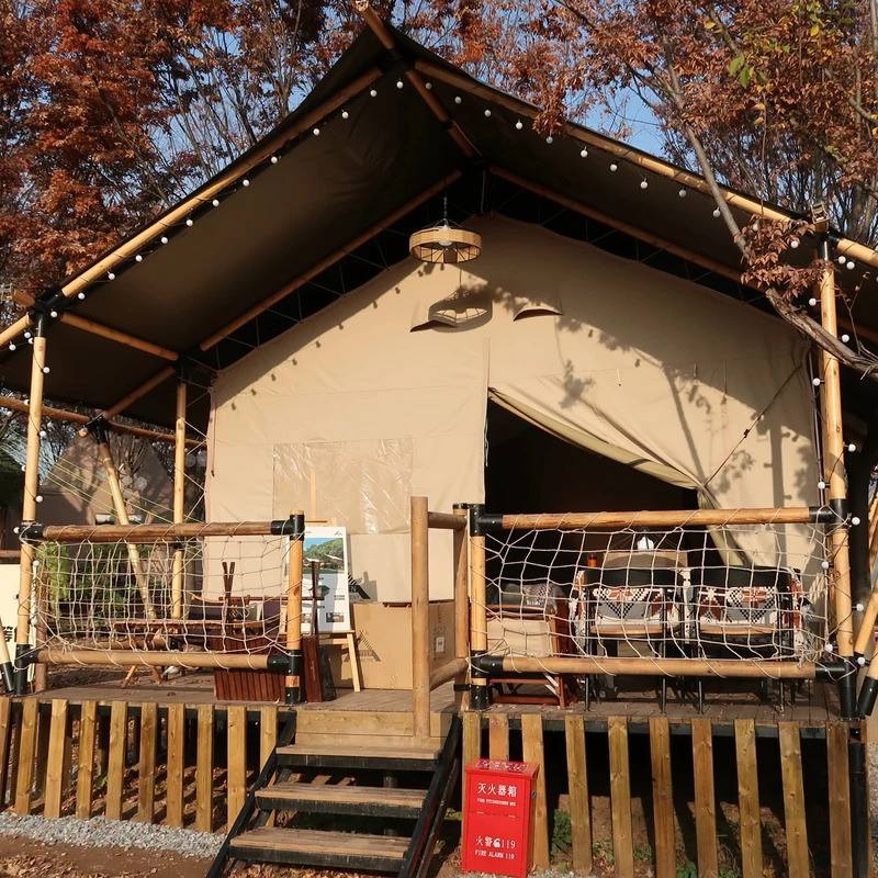 خيمة سفاري كبيرة عالية الجودة  - مراجعة Outdoor Yurt Camping وسعره