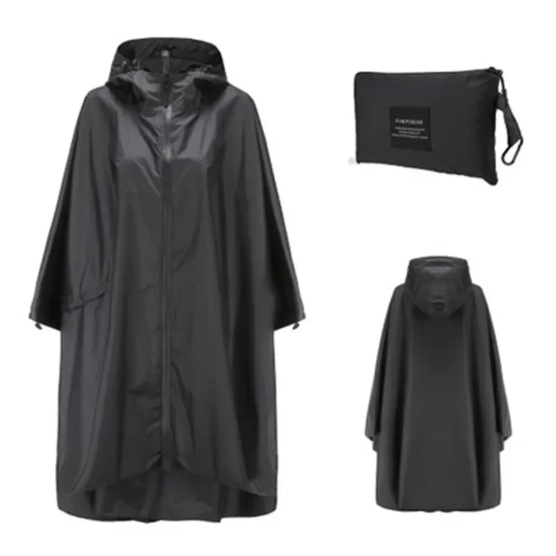 النايلون دراجة نارية الكبار مع - مراجعة Camping Rain Poncho وسعره