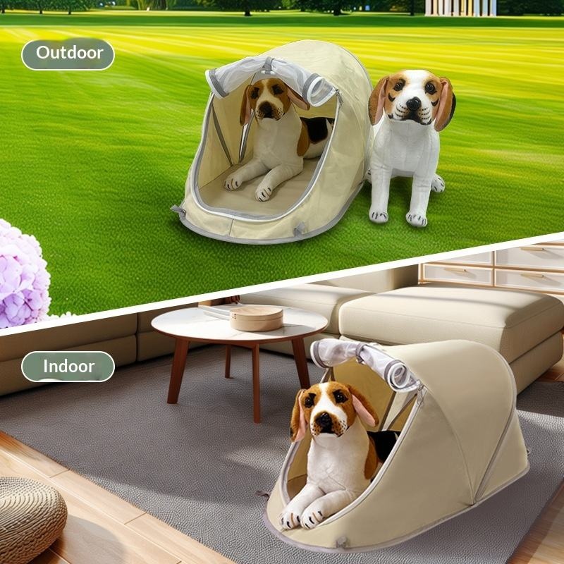خيمة محمولة للكلاب للاستخدام ا - مراجعة Outdoor Camping Dog Fence وسعره