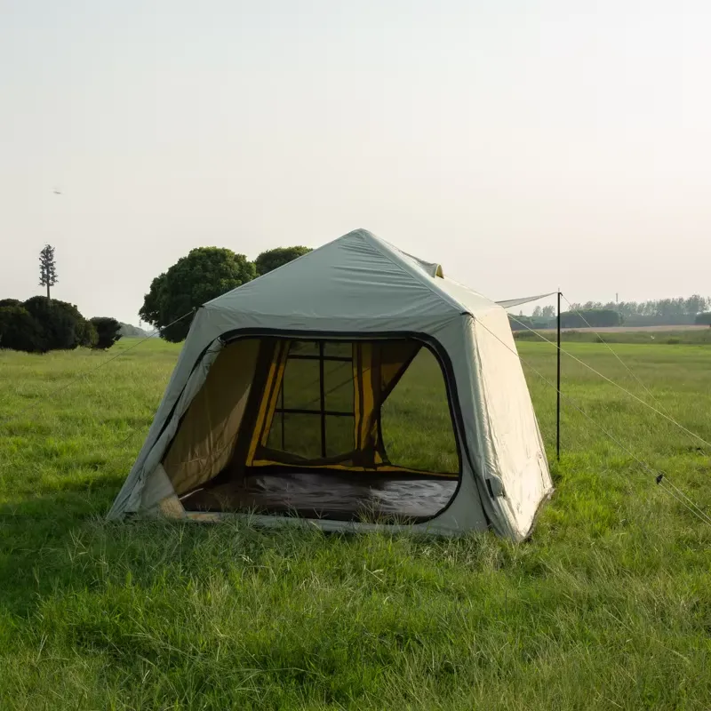 خيمة هوائية محمولة مقاومة للما - مراجعة Outdoor Camping Inflatable Tent وسعره