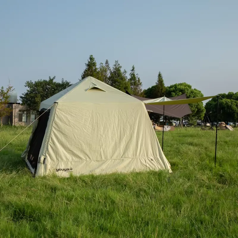 خيمة هوائية محمولة مقاومة للما - مراجعة Outdoor Camping Inflatable Tent وسعره