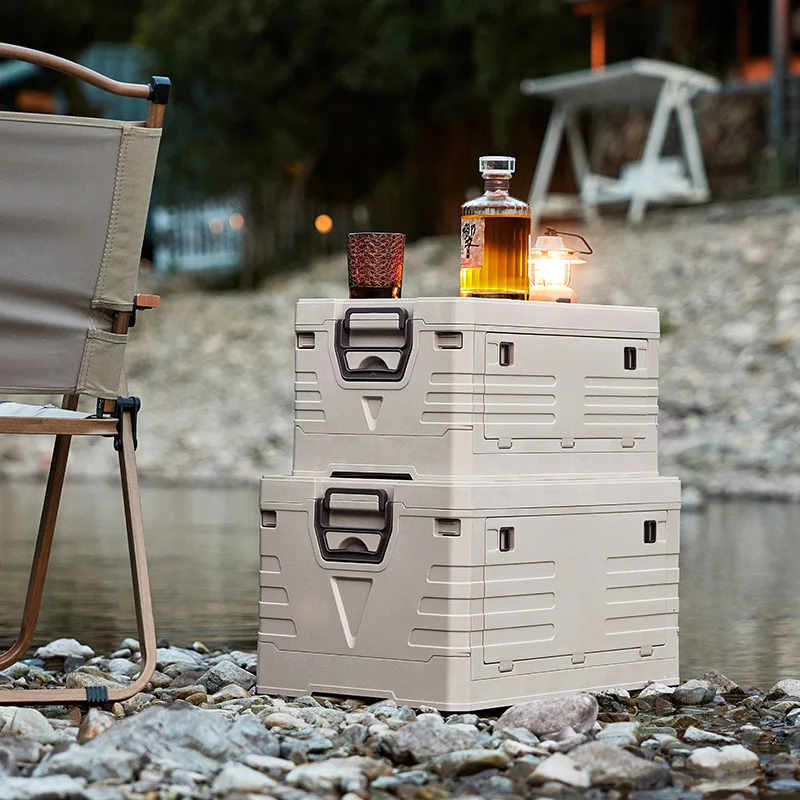 صندوق تخزين للسيارة قابل للطي  - مراجعة Outdoor Camping Bin وسعره