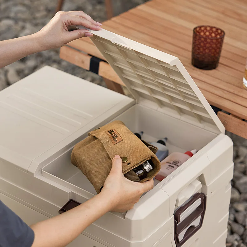 صندوق تخزين للسيارة قابل للطي  - مراجعة Outdoor Camping Bin وسعره