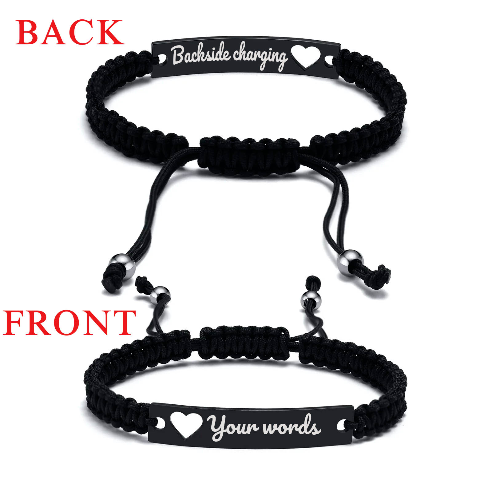مخصص خمر حبل مضفر سلسلة القلب  - مراجعة Paracord Bracelet وسعره