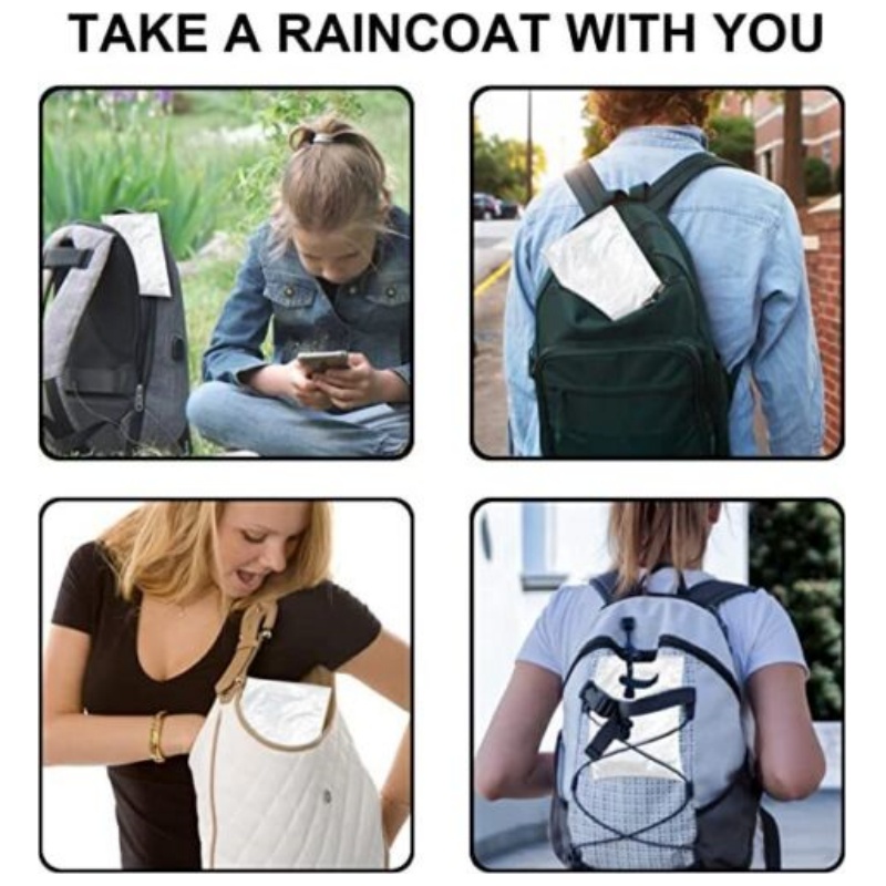 معطف واق من المطر مضاد للماء ل - مراجعة Camping Rain Poncho وسعره