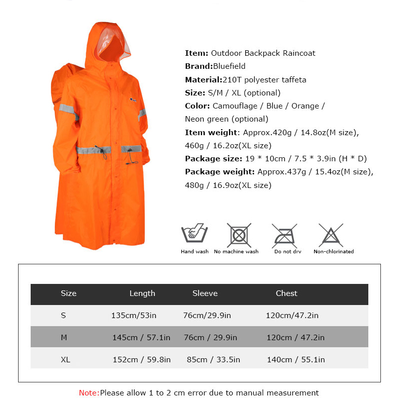 حقيبة ظهر عاكسة للضوء للرجال و - مراجعة Camping Rain Poncho وسعره