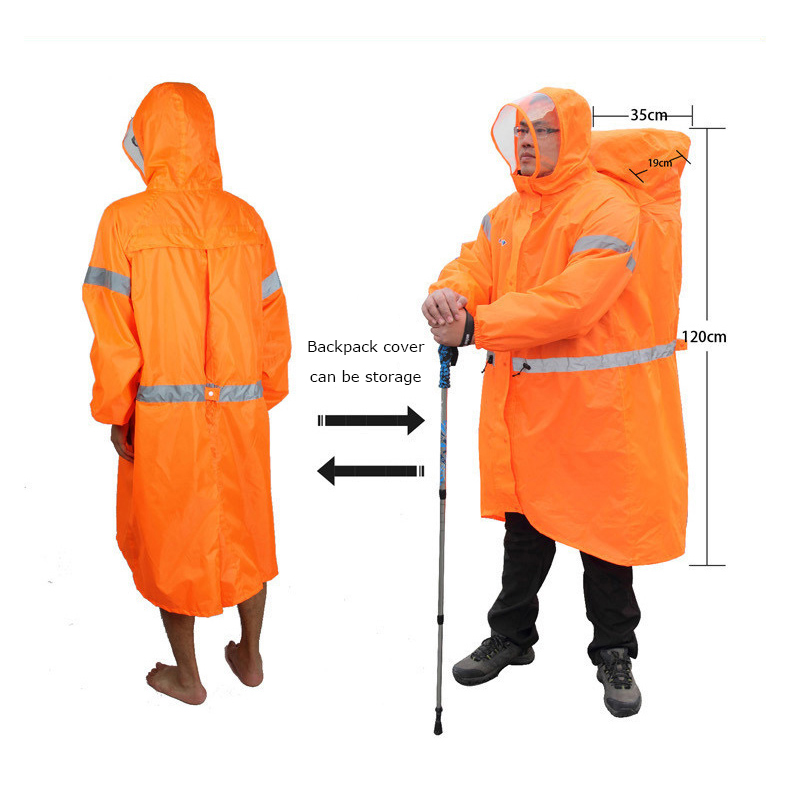 حقيبة ظهر عاكسة للضوء للرجال و - مراجعة Camping Rain Poncho وسعره