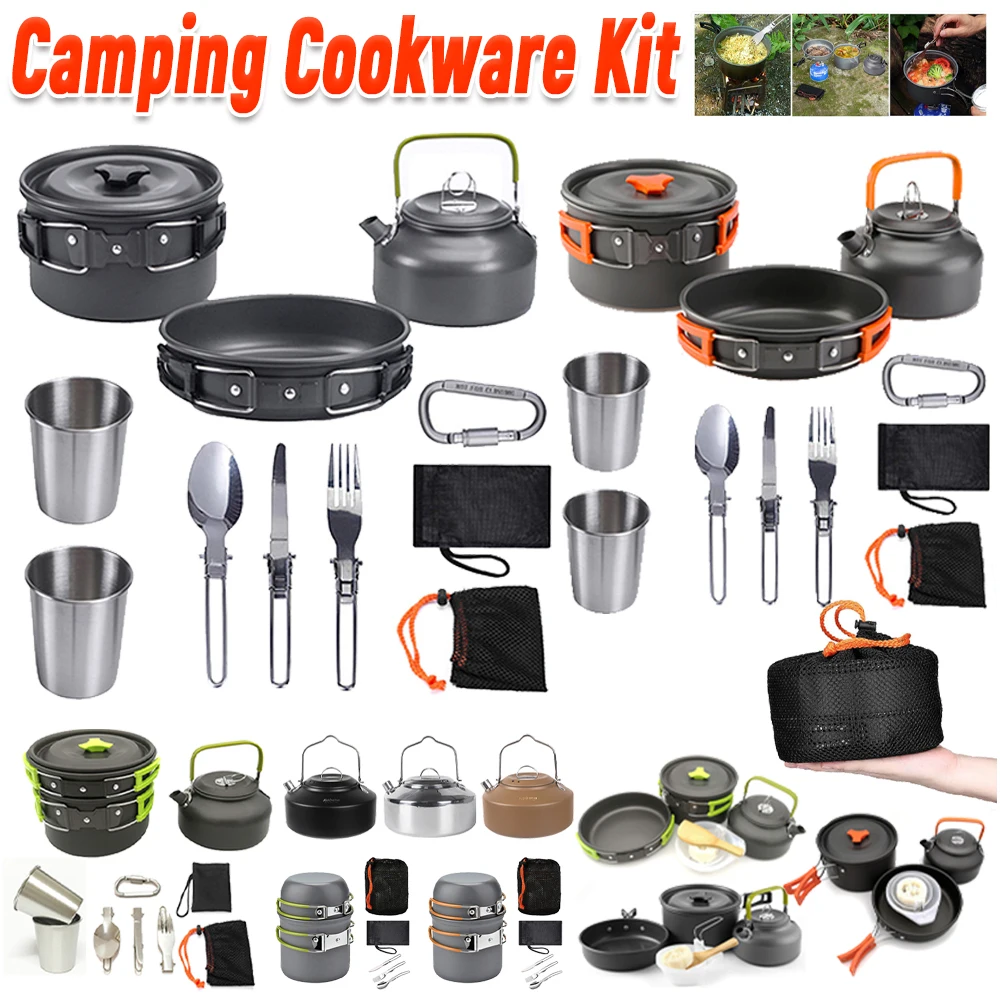 طقم أدوات طهي للتخييم، غلاية و - مراجعة Camp Utensil Set وسعره